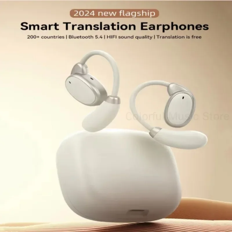 150 Languages Free Smart Translation Bluetooth 5.4 Headset Real-time Instant Auto Voice Translate Earphone Wireless Earbuds
150 Languages Free Smart Translation Bluetooth 5.4 Headset Real-time Instant Auto Voice Translate Earphone Wireless Earbuds