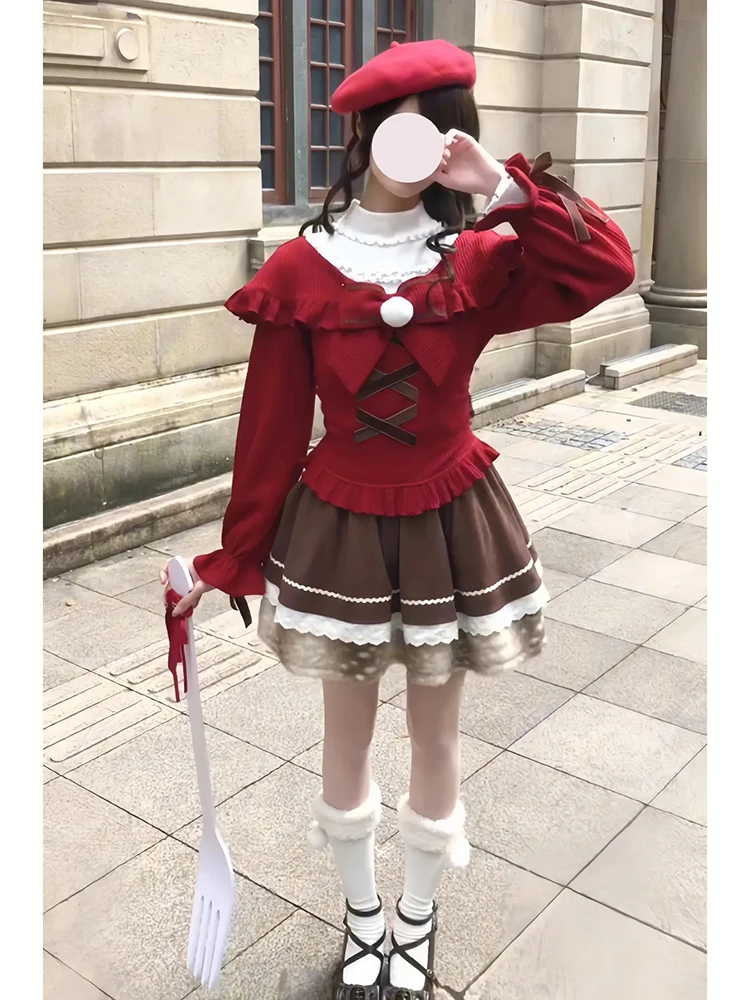 Cisas New Year Red Aosphere Slimming Set Dr Women's Autumn Winter 2025 New Early Sle Tee-piece Set Korean Sle
Cisas New Year Red Aosphere Slimming Set Dr Women's Autumn Winter 2025 New Early Sle Tee-piece Set Korean Sle