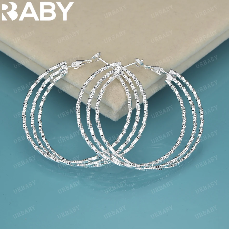 URBABY 925 Sterling Silver Triple Combination Round Hoop Earring Accessories For Women Jewelry Fashion Party and Daily Wear
URBABY 925 Sterling Silver Triple Combination Round Hoop Earring Accessories For Women Jewelry Fashion Party and Daily Wear