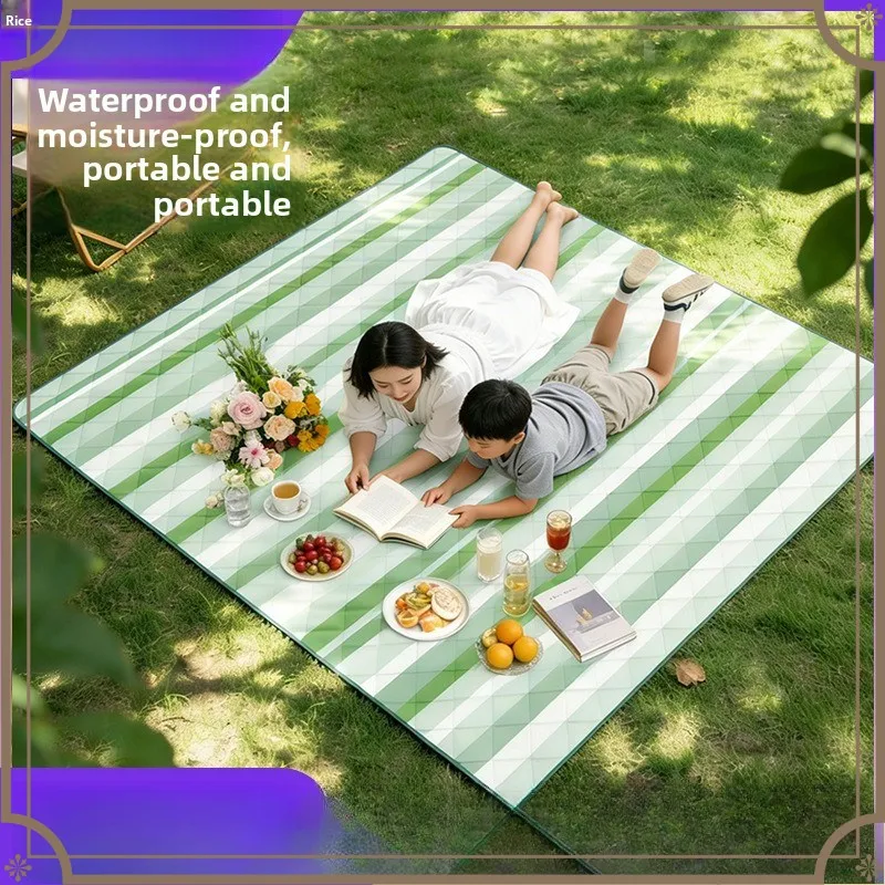 Outdoor Camping Picnic Mat Portable Foldable Seaside Beach Moisture-proof Mat Thickened Floor Mat Handbag Dual-purpose Mat
Outdoor Camping Picnic Mat Portable Foldable Seaside Beach Moisture-proof Mat Thickened Floor Mat Handbag Dual-purpose Mat