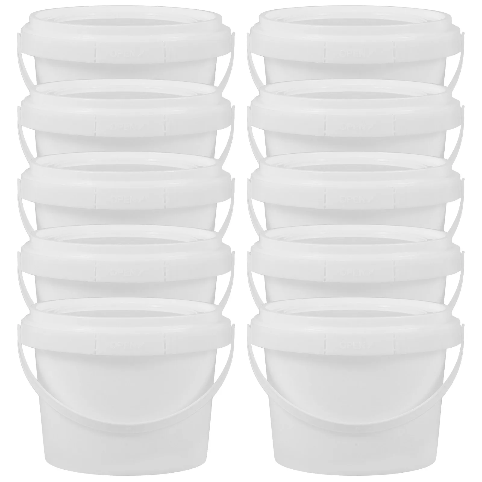 10Pcs Ice Containers 300ml Round White Bucket for Dessert Storage Keeper Fruit Storage Keeper Kitchen Supplies
10Pcs Ice Containers 300ml Round White Bucket for Dessert Storage Keeper Fruit Storage Keeper Kitchen Supplies