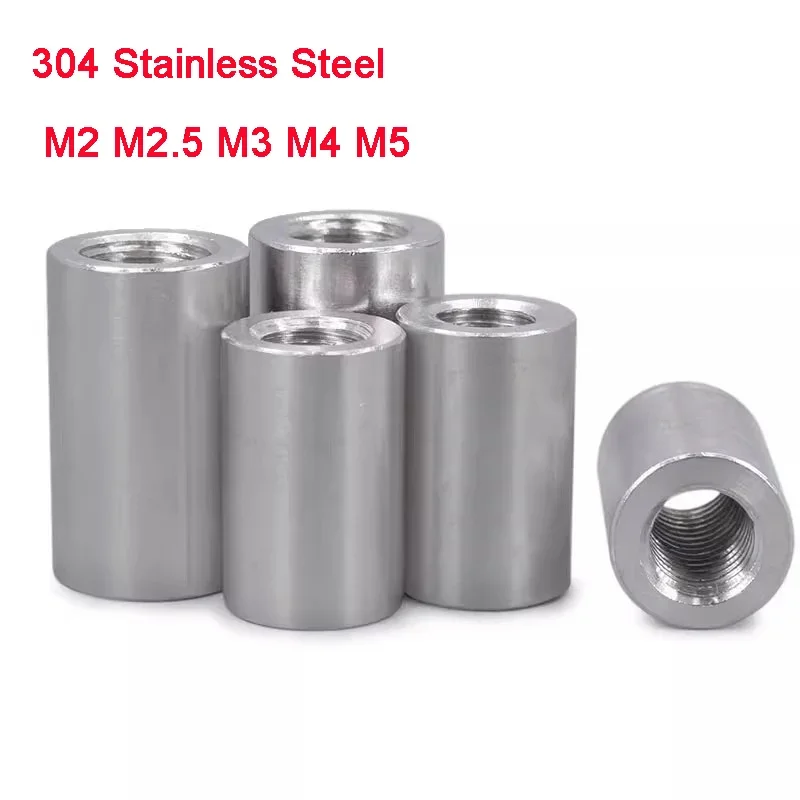 2-10pcs 304 Stainless Steel Round Connector Joint Sleeve Nut M2 M2.5 M3 M4 M5 Extend Long Lengthen Coupling Nut
2-10pcs 304 Stainless Steel Round Connector Joint Sleeve Nut M2 M2.5 M3 M4 M5 Extend Long Lengthen Coupling Nut