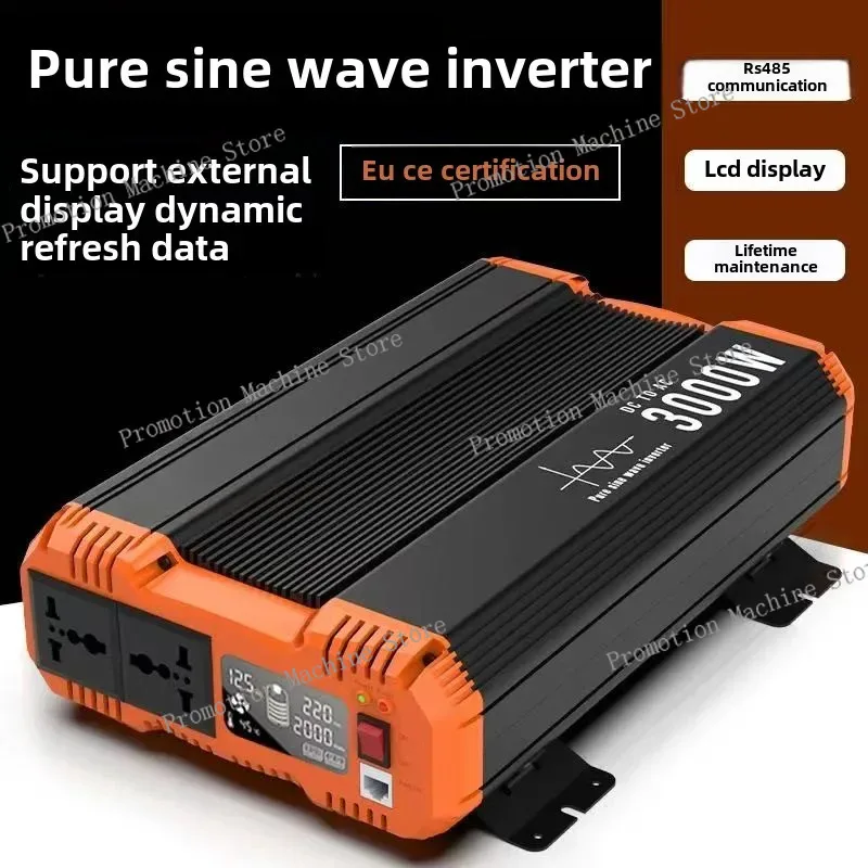 Pure Sine Wave Inverter 12V 24V 48V To 220V LCD Display Auto Accessories Power Converter For Home Camping And RV
Pure Sine Wave Inverter 12V 24V 48V To 220V LCD Display Auto Accessories Power Converter For Home Camping And RV