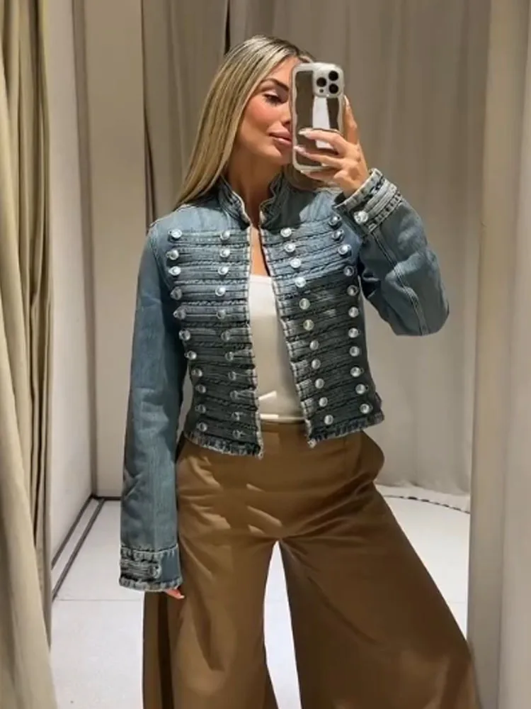HH 2026 Women Fashion Shorts Suit Versatile Splicing Button Decoration Casual Denim Jacket+High Street Low Waist Mini Shorts
HH 2026 Women Fashion Shorts Suit Versatile Splicing Button Decoration Casual Denim Jacket+High Street Low Waist Mini Shorts
