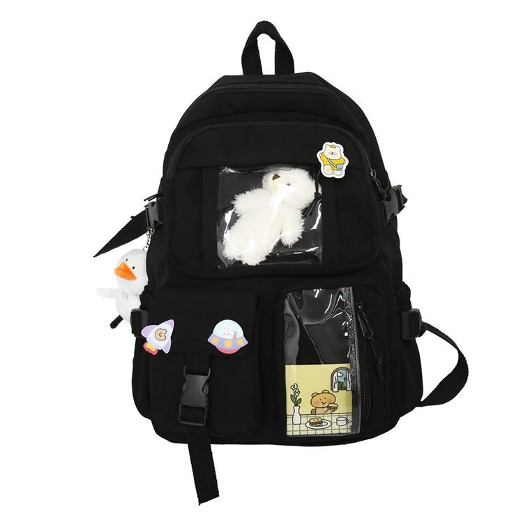 Cute Women Large Capacity Backpack Nylon Female Schoolbag College Lady Laptop Backpacks Kawaii Travel Book
Cute Women Large Capacity Backpack Nylon Female Schoolbag College Lady Laptop Backpacks Kawaii Travel Book