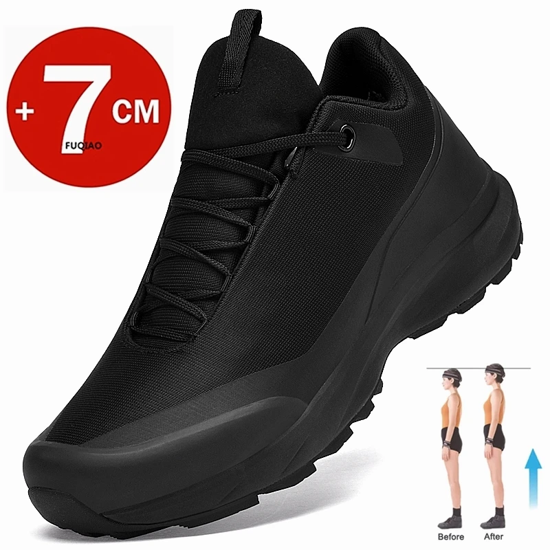 Зимние теплые мужские туфли на флисовой подкладке, увеличивающие рост 7 см, повседневные уличные удобные походные дорожные кроссовки с невидимым лифтом
Зимние теплые мужские туфли на флисовой подкладке, увеличивающие рост 7 см, повседневные уличные удобные походные дорожные кроссовки с невидимым лифтом