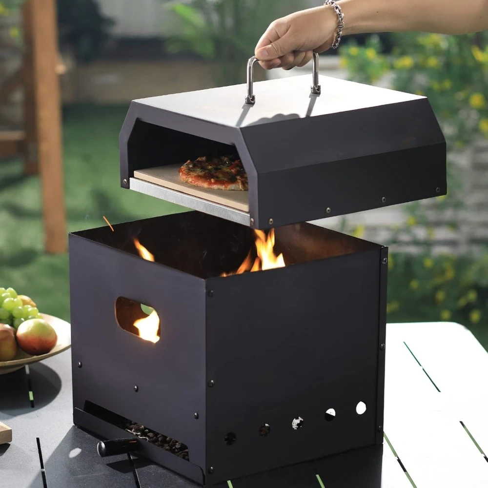 Pizza Oven Kit 4 in 1 Multipurpose,Portable Grill Top Pizza Oven for Gas,Wood fire Pit,Pizza Oven Set Including Cordierite Stone
Pizza Oven Kit 4 in 1 Multipurpose,Portable Grill Top Pizza Oven for Gas,Wood fire Pit,Pizza Oven Set Including Cordierite Stone