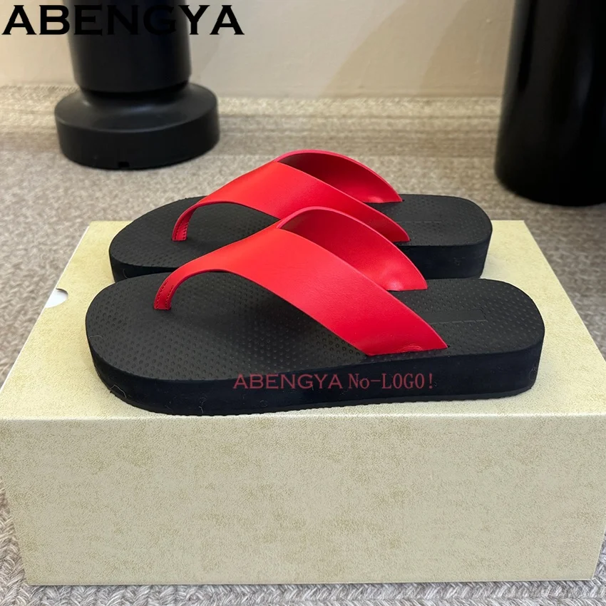 Summer Red Leather Platform Flat Slippers For Women Slides FlipFlops Casual Mules Flats Holiday Shoes For Women Slippers
Summer Red Leather Platform Flat Slippers For Women Slides FlipFlops Casual Mules Flats Holiday Shoes For Women Slippers
