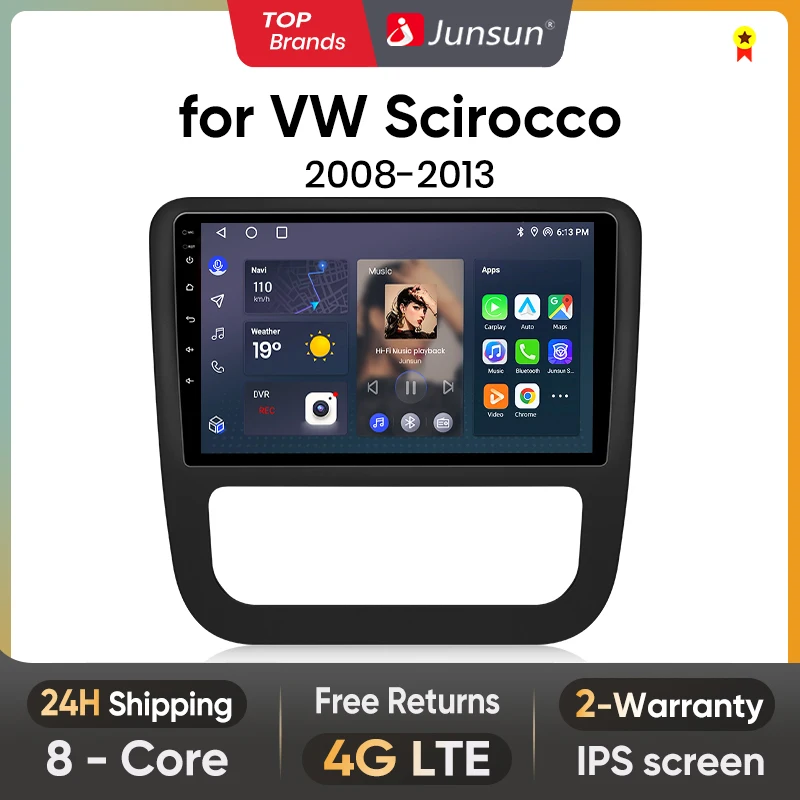 Junsun V1 AI Voice Wireless CarPlay Android Auto Radio for Volkswagen Scirocco 2008-2013 4G Car Multimedia GPS 2din autoradio
Junsun V1 AI Voice Wireless CarPlay Android Auto Radio for Volkswagen Scirocco 2008-2013 4G Car Multimedia GPS 2din autoradio