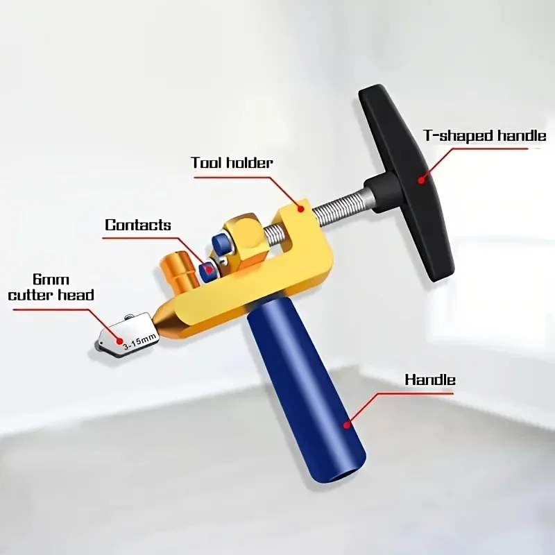 Diamond Roller 2-in-1 Tile Cutter/Breaker for Glass & Ceramic - Precision Cutting, No Assembly, Polished Finish
Diamond Roller 2-in-1 Tile Cutter/Breaker for Glass & Ceramic - Precision Cutting, No Assembly, Polished Finish