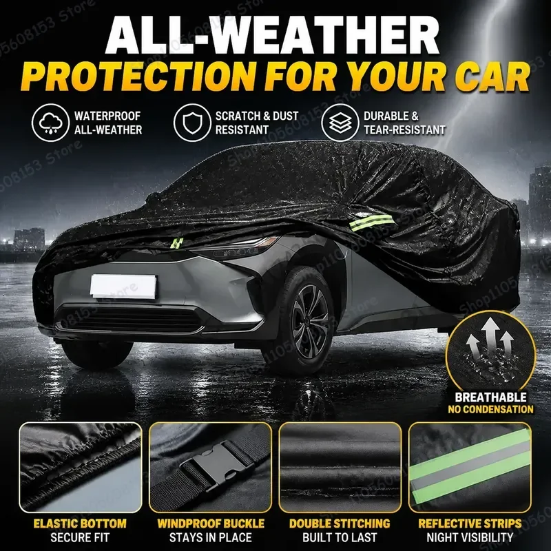 For Toyota BZ4X Car Cover UV Protection Rain Snow Dust Proof Outdoor Full Coverage Auto Shade Sun Shield Weather Resistant
For Toyota BZ4X Car Cover UV Protection Rain Snow Dust Proof Outdoor Full Coverage Auto Shade Sun Shield Weather Resistant