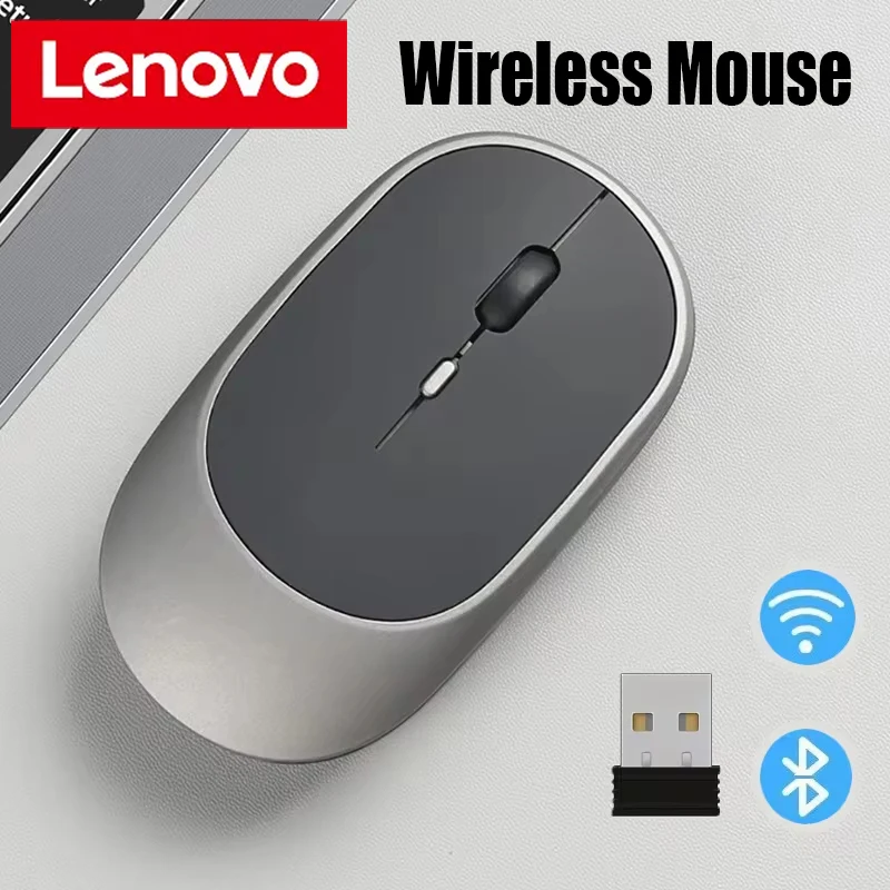 Lenovo Wireless Mouse Bluetooth-compatible 2.4G Silent Mice Adjustable DPI Ergonomic Design USB Rechargeable Gaming Office Mouse
Lenovo Wireless Mouse Bluetooth-compatible 2.4G Silent Mice Adjustable DPI Ergonomic Design USB Rechargeable Gaming Office Mouse