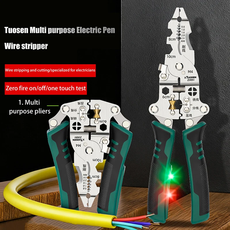 Multi Functional Foldable Wire Stripping Pliers Cable Cutter Stripper Pliers Electrician Hand Tool For Wires Cutting Crimping
Multi Functional Foldable Wire Stripping Pliers Cable Cutter Stripper Pliers Electrician Hand Tool For Wires Cutting Crimping