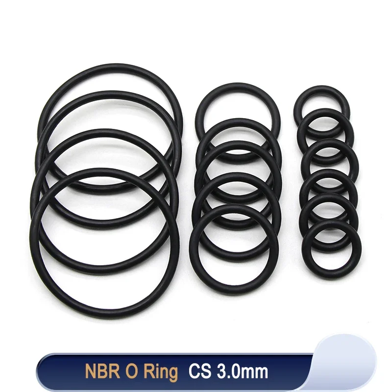 10/50Pcs NBR O Ring Nitrile Rubber Gasket Thickness CS 3mm OD 9~150mm Black Round O Type Corrosion Oil Resist Sealing Washer
10/50Pcs NBR O Ring Nitrile Rubber Gasket Thickness CS 3mm OD 9~150mm Black Round O Type Corrosion Oil Resist Sealing Washer