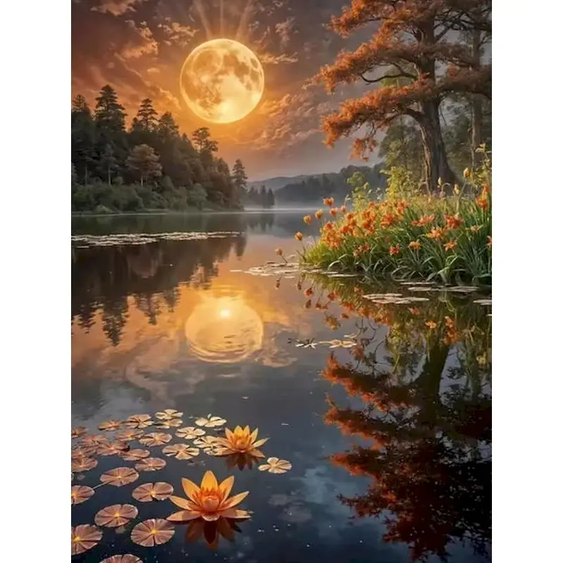 GATYZTORY Riverside Painting By Numbers Gift Artwork Scenery Paint for Painting Paint Kit Pictures By Numbers
GATYZTORY Riverside Painting By Numbers Gift Artwork Scenery Paint for Painting Paint Kit Pictures By Numbers