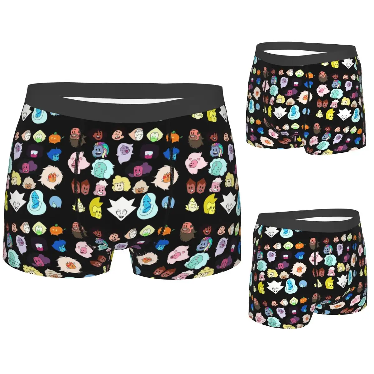 Boxer Underpants Shorts Steven Universe Heads Panties Men's Ventilate Underwear for Homme Man Boyfriend Gift
Boxer Underpants Shorts Steven Universe Heads Panties Men's Ventilate Underwear for Homme Man Boyfriend Gift