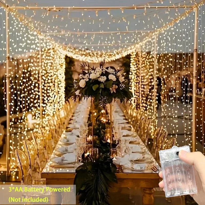 Battery Power Festoon LED Curtain Light String Wedding Garland Holiday Party Home Room Decoration Fairy Lights Garden Christmas
Battery Power Festoon LED Curtain Light String Wedding Garland Holiday Party Home Room Decoration Fairy Lights Garden Christmas