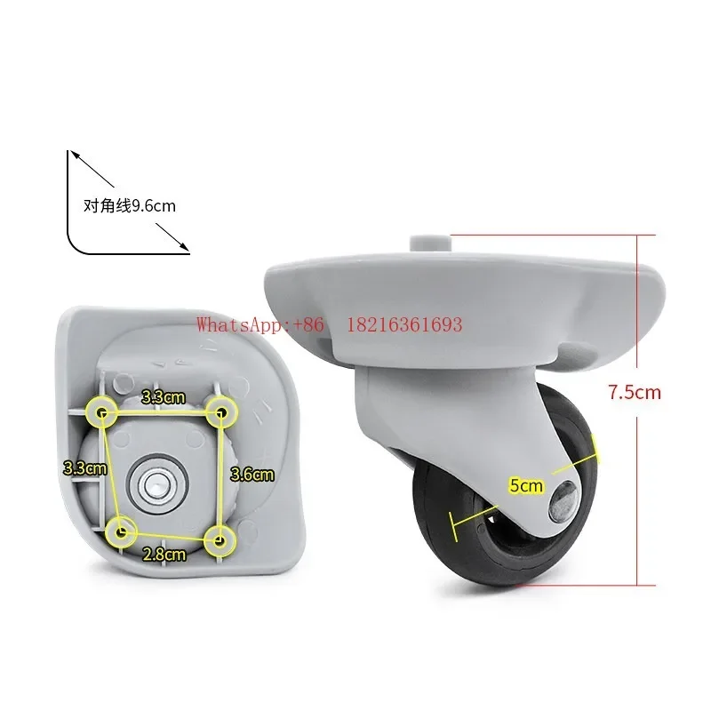2026GOOD W212 Luggage Wheel Accessories Universal Trolley Box Wheel Repair Luggage
2026GOOD W212 Luggage Wheel Accessories Universal Trolley Box Wheel Repair Luggage
