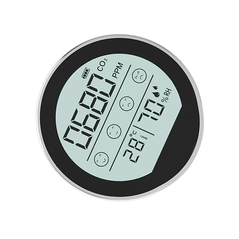 N75R-монитор качества воздуха, счетчик CO2, детектор углекислого газа, обнаружение температуры и влажности для домашнего офиса, автомобиля 
N75R-монитор качества воздуха, счетчик CO2, детектор углекислого газа, обнаружение температуры и влажности для домашнего офиса, автомобиля