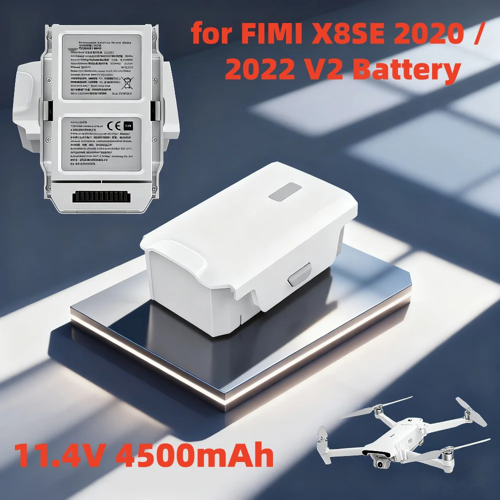 4500mAh Lithium Batteries New Drone Battery Pack - Replacement Spare Part for FIMI X8SE 2020 / 2022 V2
4500mAh Lithium Batteries New Drone Battery Pack - Replacement Spare Part for FIMI X8SE 2020 / 2022 V2