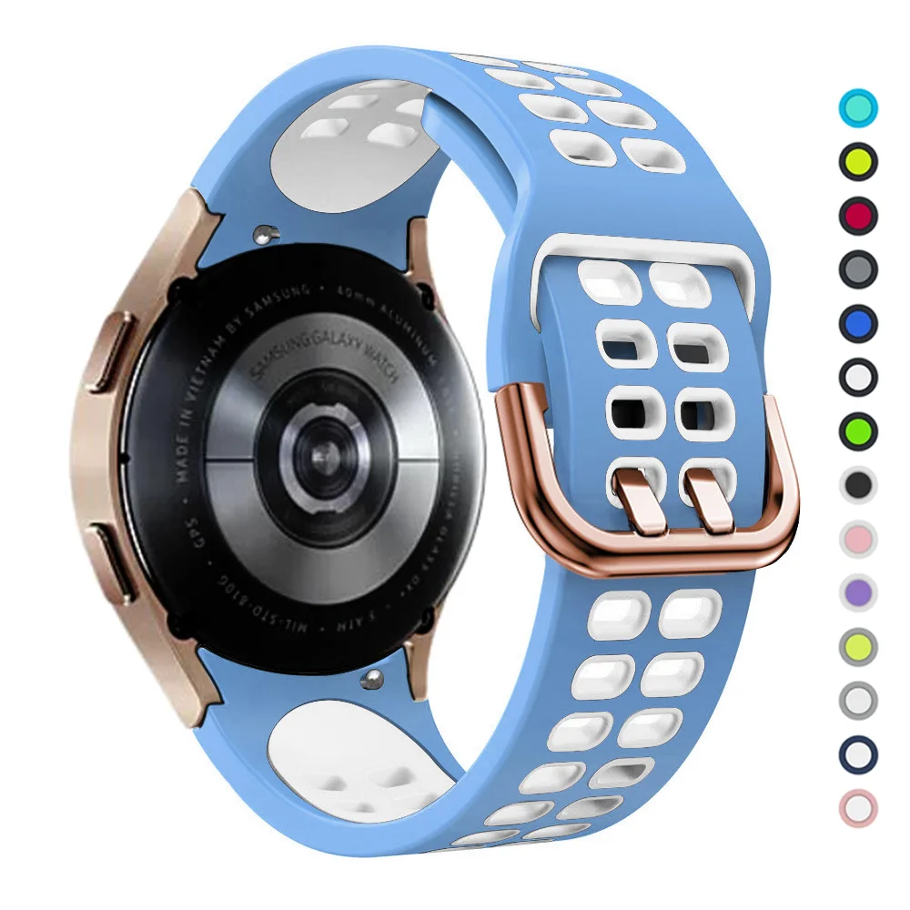 20mm Band For Samsung Galaxy Watch 4 44mm 40mm accessories No Gaps Silicone Bracelet correa Galaxy 4 classic 46mm 42mm strap
20mm Band For Samsung Galaxy Watch 4 44mm 40mm accessories No Gaps Silicone Bracelet correa Galaxy 4 classic 46mm 42mm strap