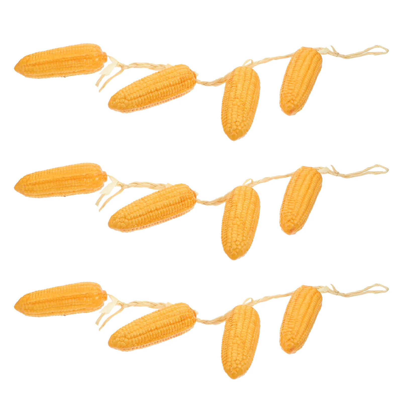 3Pcs Artificial Corn Hanging Decor Lifelike Bright Harvest Festival Party Room Wall Ornament for Home Garden Tabletop 
3Pcs Artificial Corn Hanging Decor Lifelike Bright Harvest Festival Party Room Wall Ornament for Home Garden Tabletop