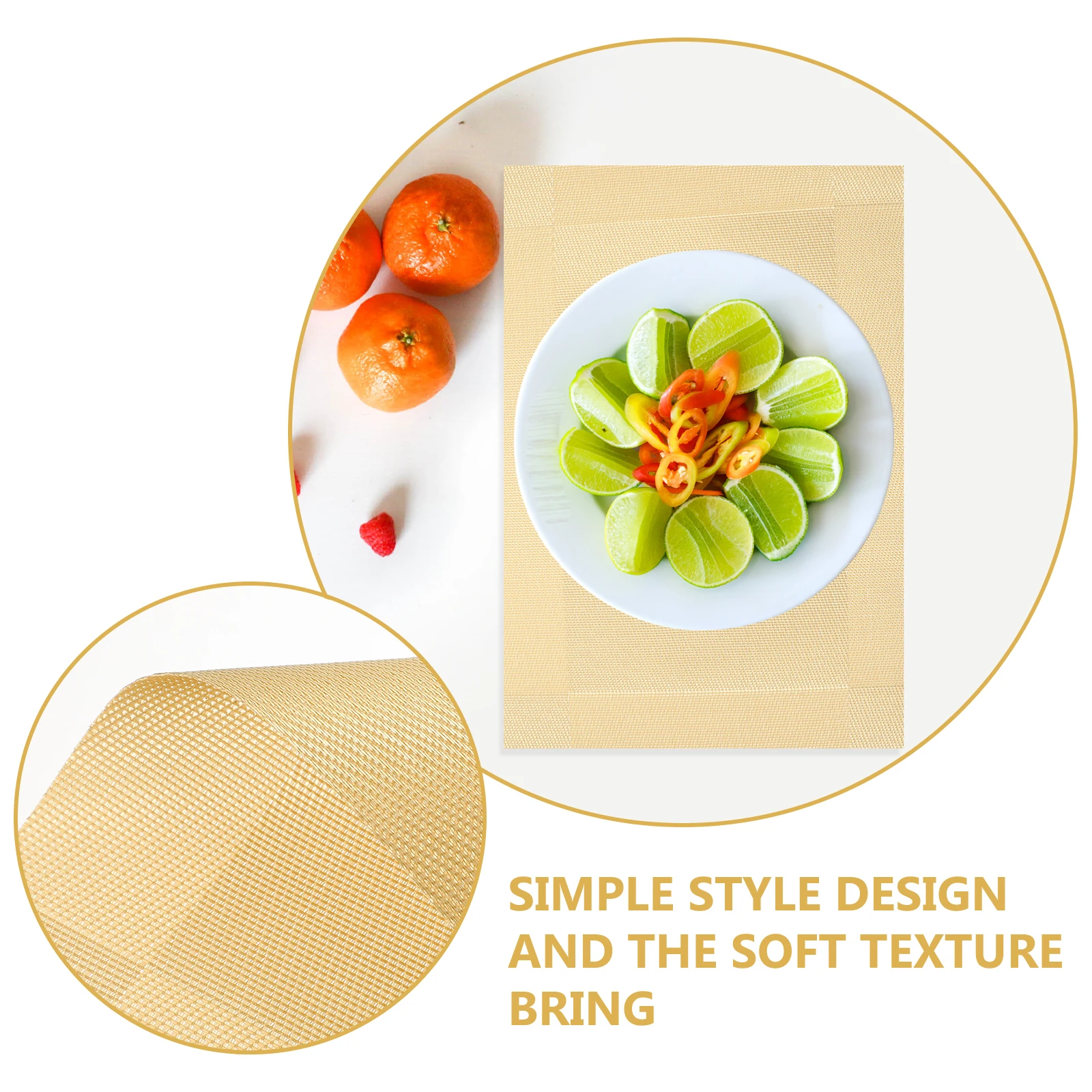 4pcs Pvc Placemats Heat Insulation Bowl Dining Set For Round Table Dinnerware Reusable Dish Mat Plastic Table Mat Kitchen
4pcs Pvc Placemats Heat Insulation Bowl Dining Set For Round Table Dinnerware Reusable Dish Mat Plastic Table Mat Kitchen