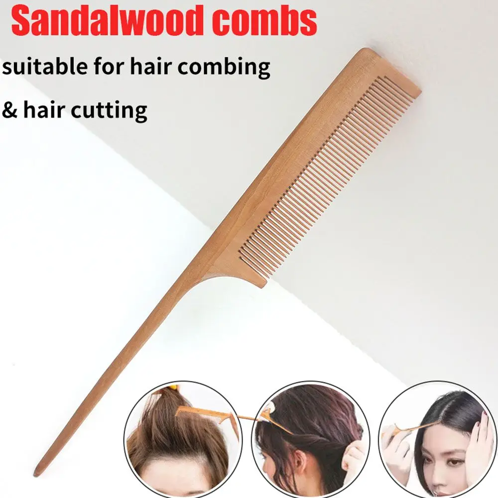 Portable Anti Static Natural Sandalwood Comb Salon Hair Beauty Wooden Comb Rat Tail Brush Hair Styling Tools Hair Care Hair Care
Portable Anti Static Natural Sandalwood Comb Salon Hair Beauty Wooden Comb Rat Tail Brush Hair Styling Tools Hair Care Hair Care