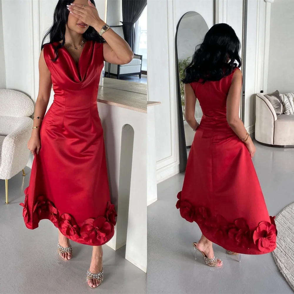 Customized Exquisite Burgundy Satin Evening Dress Temperament V-Neck Cap Sleeve Flowers Zipper Back Bespoke Occasion
Customized Exquisite Burgundy Satin Evening Dress Temperament V-Neck Cap Sleeve Flowers Zipper Back Bespoke Occasion