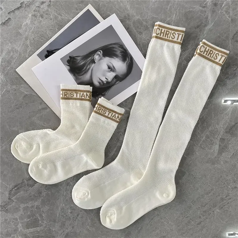 Soft Outdoor Leisure Socks Breathable Mid-tube Mesh Socks High Knee Stockings Cotton Thin Sleeve Sports Sock Hollow Length
Soft Outdoor Leisure Socks Breathable Mid-tube Mesh Socks High Knee Stockings Cotton Thin Sleeve Sports Sock Hollow Length