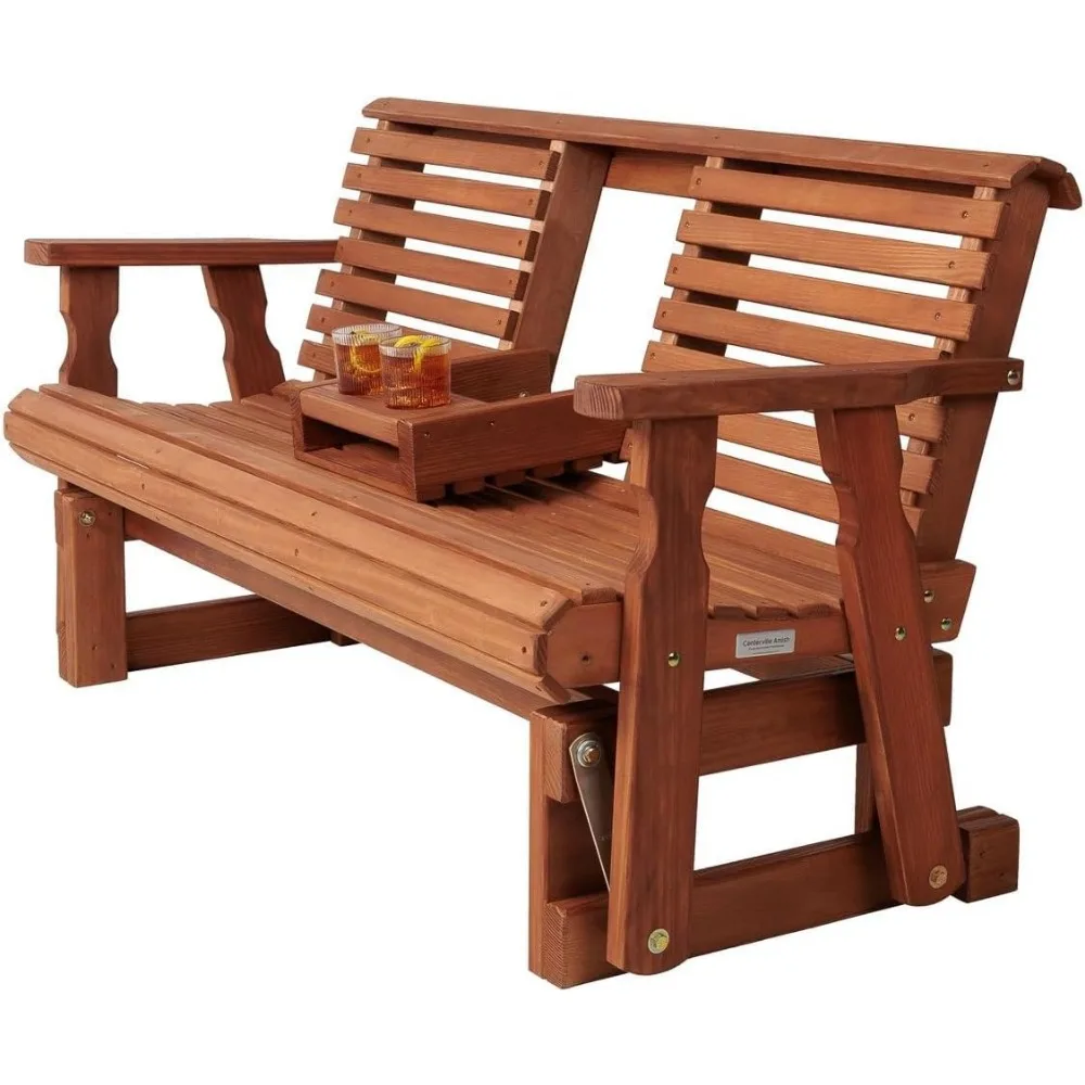 Heavy Duty Rollback Console Porch Glider in Cedar Stain - Patio Glider with Fold Down Cupholders Amish Made in The USA
Heavy Duty Rollback Console Porch Glider in Cedar Stain - Patio Glider with Fold Down Cupholders Amish Made in The USA