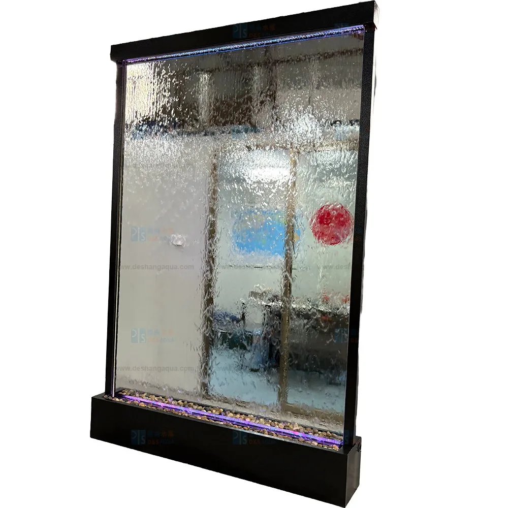 Durable Stainless Steel Powder Coated Metal Glass Waterwall Indoor-Outdoor Home Decor Feng Shui Screen Room Divider Foldable
Durable Stainless Steel Powder Coated Metal Glass Waterwall Indoor-Outdoor Home Decor Feng Shui Screen Room Divider Foldable
