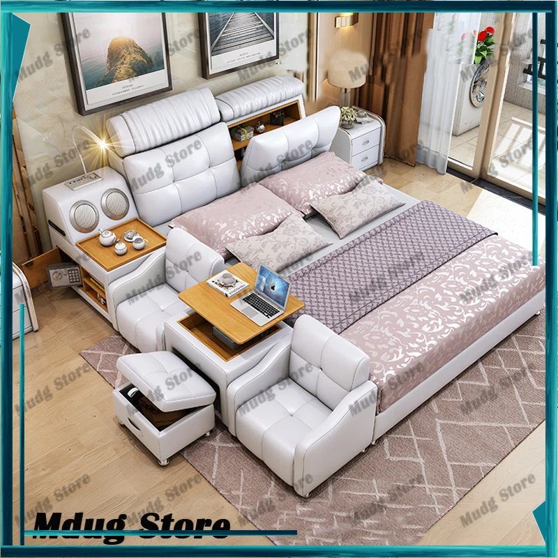 Upholstered Fancy Bed Cabinets Double Reading Frame Dressers Smart Bed Lounge Headboards Mobili Per La Casa Rome Furniture
Upholstered Fancy Bed Cabinets Double Reading Frame Dressers Smart Bed Lounge Headboards Mobili Per La Casa Rome Furniture