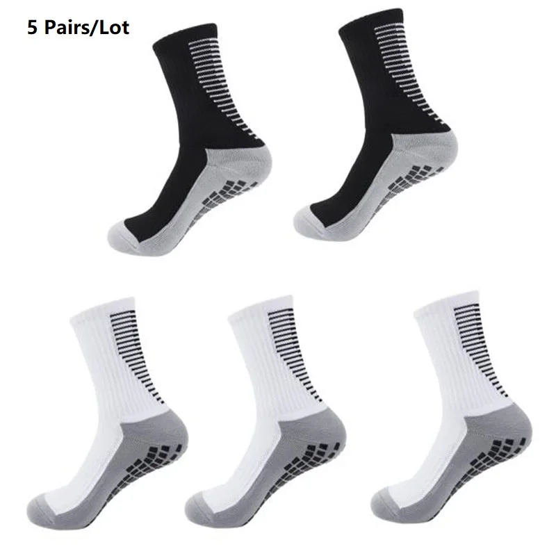 5 Pair/Lot New Football Socks Men Sports Socks Non-slip Silicone Bottom Soccer Baseball Socks Outdoor Sport Yoga Socks Women
5 Pair/Lot New Football Socks Men Sports Socks Non-slip Silicone Bottom Soccer Baseball Socks Outdoor Sport Yoga Socks Women