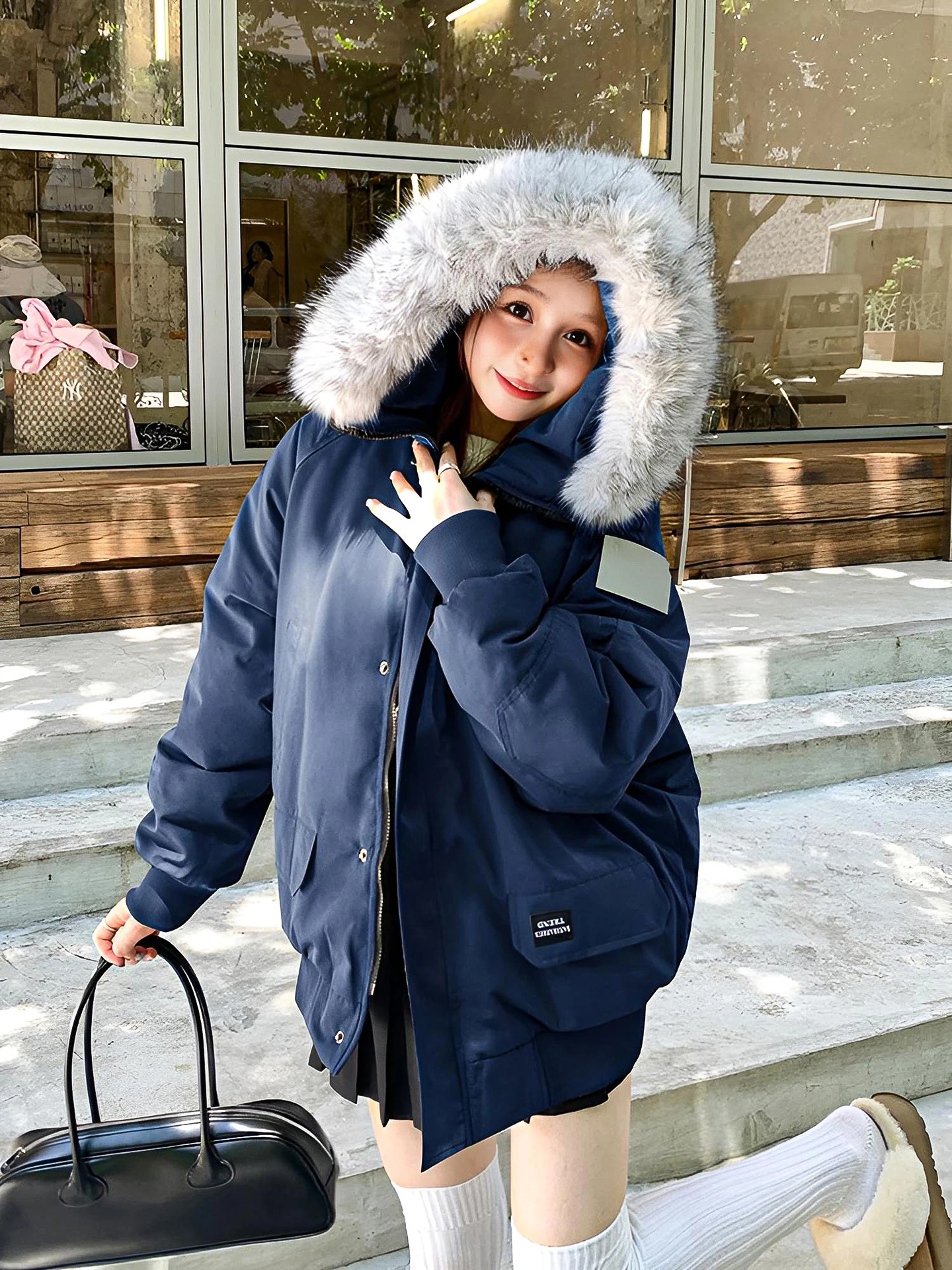 Parkas Khaki Womens Fall-Winter Cold-Resistant Oversized Harajuku Thicken Wadded Medium-Length Fashionable Drawcord Comfortable
Parkas Khaki Womens Fall-Winter Cold-Resistant Oversized Harajuku Thicken Wadded Medium-Length Fashionable Drawcord Comfortable