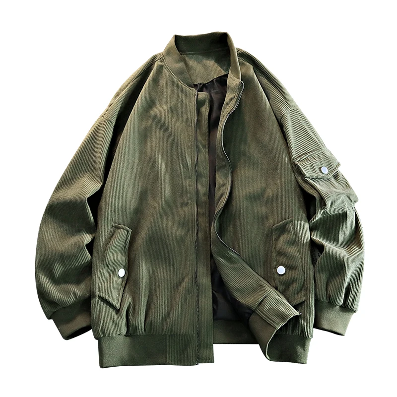 New Arrived Men Corduroy Versatile Baseball Jacket Men's Loose Japanese Trendy Casual Jacket Spring Autumn Windproof Jackets
New Arrived Men Corduroy Versatile Baseball Jacket Men's Loose Japanese Trendy Casual Jacket Spring Autumn Windproof Jackets