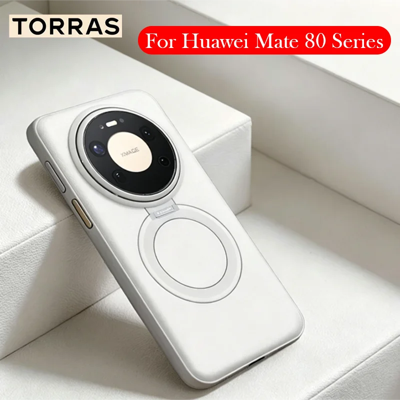 TORRAS Leather Case For Huawei Mate 80 Pro Max Bracket Back Cover Shell
TORRAS Leather Case For Huawei Mate 80 Pro Max Bracket Back Cover Shell