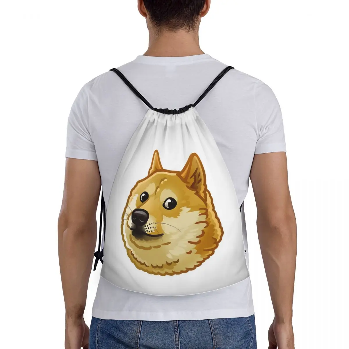 Doge Shiba Inu Memes Backpacks Fashion Portable Drawstring Bundle Pocket Shoes Bag Book Bags For Travel Students
Doge Shiba Inu Memes Backpacks Fashion Portable Drawstring Bundle Pocket Shoes Bag Book Bags For Travel Students