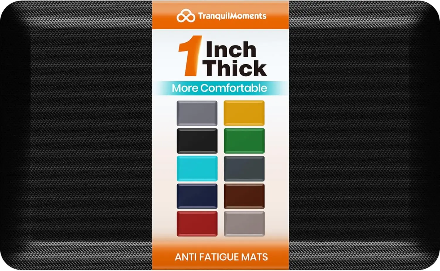 Сверхтолстый нескользящий водонепроницаемый кухонный коврик, антиусталостный коврик для работы стоя, для дома и офиса, черный, 20x32 дюйма
Сверхтолстый нескользящий водонепроницаемый кухонный коврик, антиусталостный коврик для работы стоя, для дома и офиса, черный, 20x32 дюйма