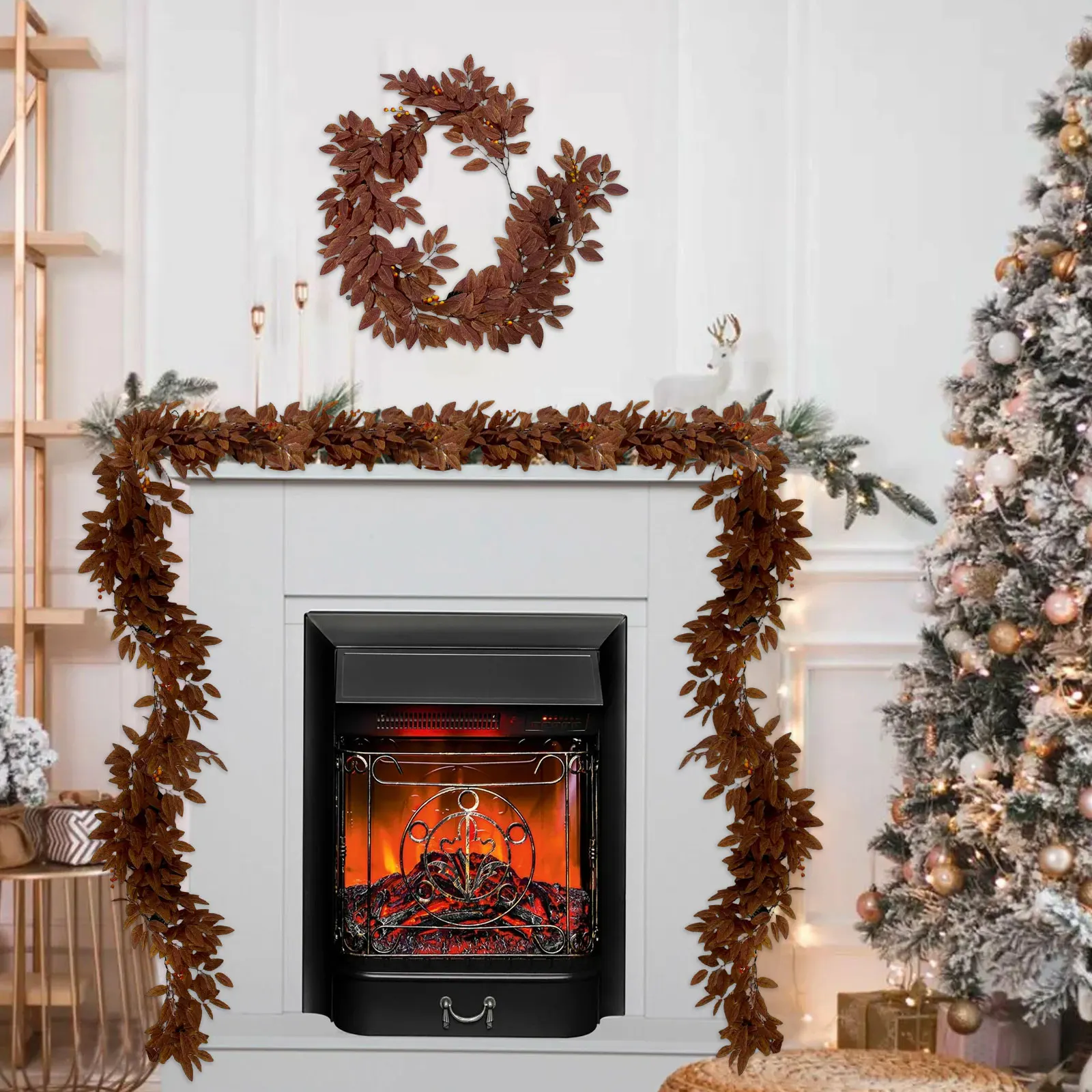 Encrypted Christmas Decoration Rattan for Door Fire Pit Stair New Year Party Holiday Decoration Props
Encrypted Christmas Decoration Rattan for Door Fire Pit Stair New Year Party Holiday Decoration Props