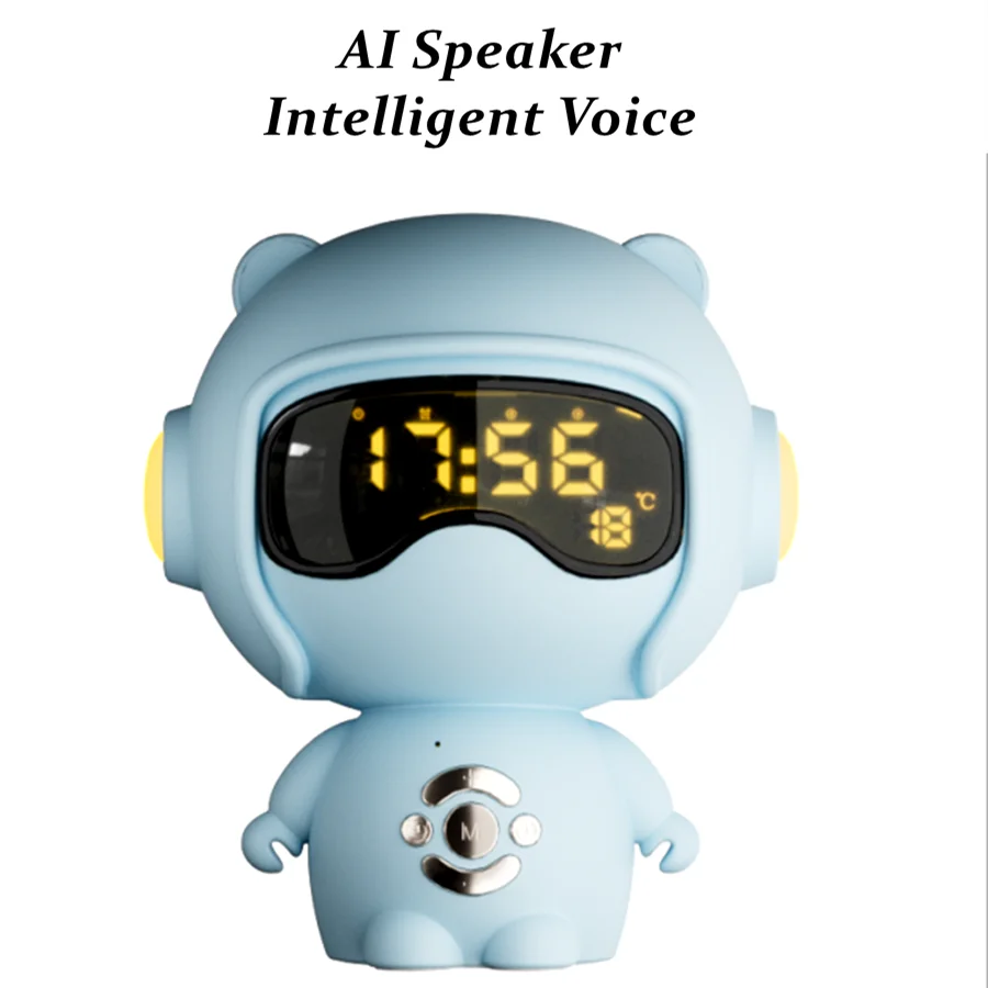 AI Smart Intelligent Voice Bluetooth Speaker Night Light Desktop Portable Stereo Speakers With Alarm Clock Support TF/FM Radio
AI Smart Intelligent Voice Bluetooth Speaker Night Light Desktop Portable Stereo Speakers With Alarm Clock Support TF/FM Radio