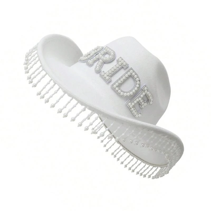 X5XA Masquerade Party Cowgirl Hat Bride Fedoras Hat Lovely Bridal Shower Cowboy Hat Carnivals Party Women Photoshooting Hat
X5XA Masquerade Party Cowgirl Hat Bride Fedoras Hat Lovely Bridal Shower Cowboy Hat Carnivals Party Women Photoshooting Hat