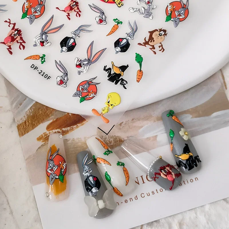 TAZ Funny Cartoon Character Nail Stickers Fashionable Self Adhesive Anime Nail Art Cute Manicure Relief Nail Art Accessories
TAZ Funny Cartoon Character Nail Stickers Fashionable Self Adhesive Anime Nail Art Cute Manicure Relief Nail Art Accessories