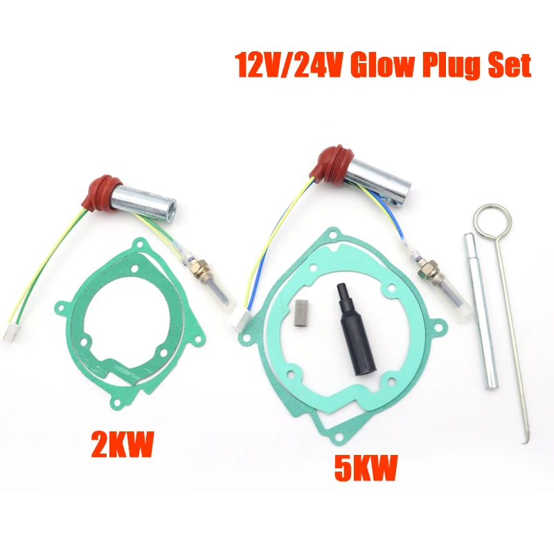 12V / 24V Car Air Heater Gasket Glow Plug Kit for Chinese Diesel Heater 2KW 5KW Car Heater Burner Engine Gasket Strainer
12V / 24V Car Air Heater Gasket Glow Plug Kit for Chinese Diesel Heater 2KW 5KW Car Heater Burner Engine Gasket Strainer