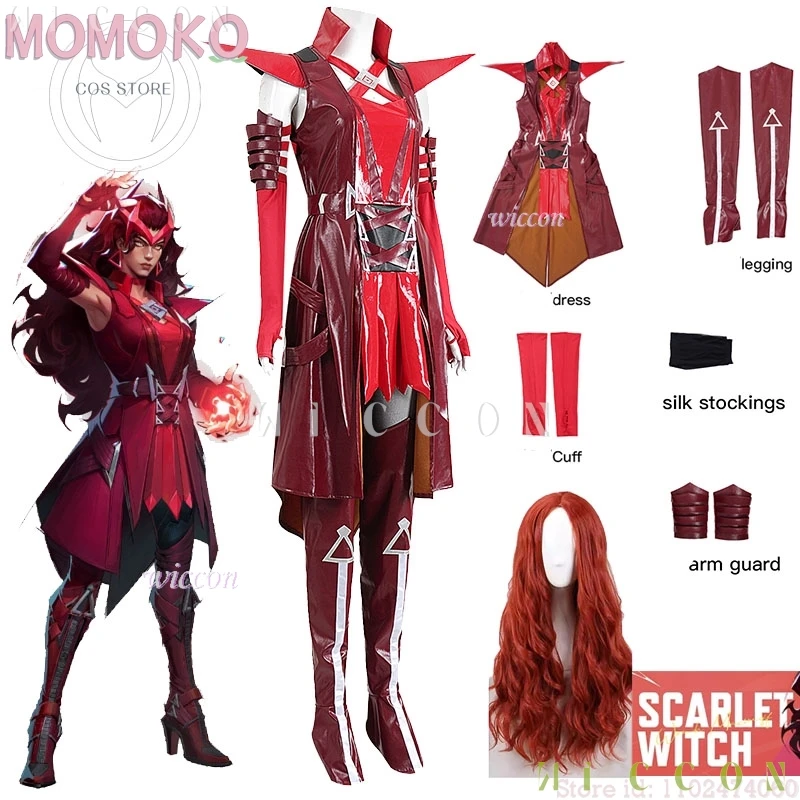 MV Rivals Scarlet Red Super Hero Witch Косплей disfraz Adulto Wanda Косплей disfraz Adulto Костюм Женский Тренч Накидка Ролевая Игра Ga
MV Rivals Scarlet Red Super Hero Witch Косплей disfraz Adulto Wanda Косплей disfraz Adulto Костюм Женский Тренч Накидка Ролевая Игра Ga