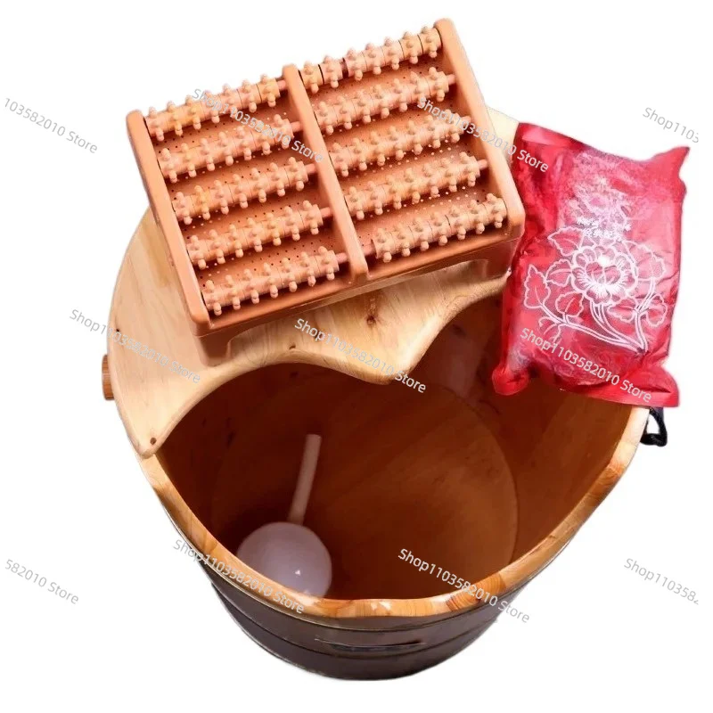 Large fumigation foot soaking bucket, wooden bucket, solid wood constant temperature heating bucket
Large fumigation foot soaking bucket, wooden bucket, solid wood constant temperature heating bucket