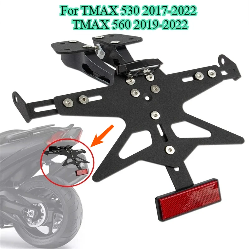 Motorcycle License Plate Stay Holder General Purpose Motobike Accessorie Compatible for TMAX 530 2017-2022 TMAX 560 2019-2022
Motorcycle License Plate Stay Holder General Purpose Motobike Accessorie Compatible for TMAX 530 2017-2022 TMAX 560 2019-2022