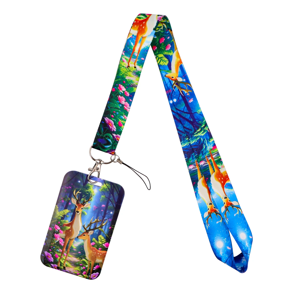 Cute Deers Printing Lanyard for Key Neck Strap Card ID Badge Holder Phone Chain Key Holder Cartoon Keyring Accessories Gift
Cute Deers Printing Lanyard for Key Neck Strap Card ID Badge Holder Phone Chain Key Holder Cartoon Keyring Accessories Gift