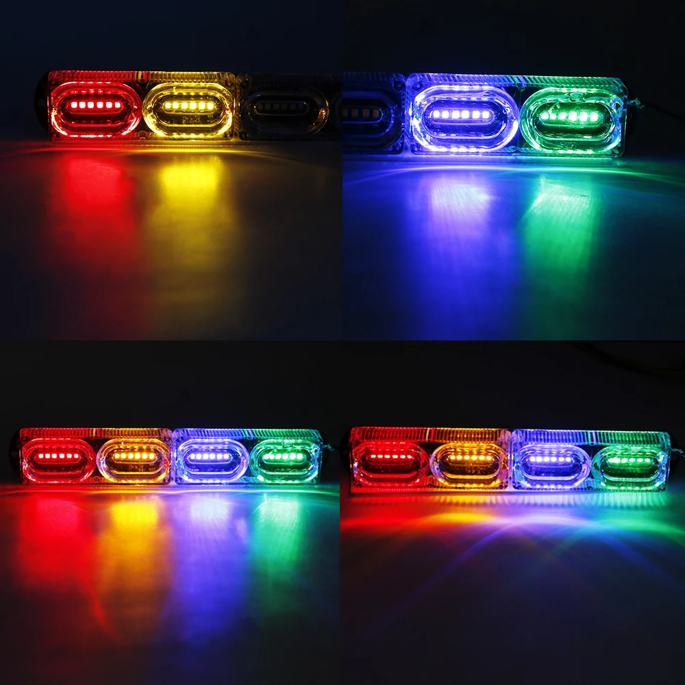 24LED Police Strobe Light Car Grille High Bright green Blue Red yellow Warning Flashing Lamp Auto Stroboscop 12V
24LED Police Strobe Light Car Grille High Bright green Blue Red yellow Warning Flashing Lamp Auto Stroboscop 12V