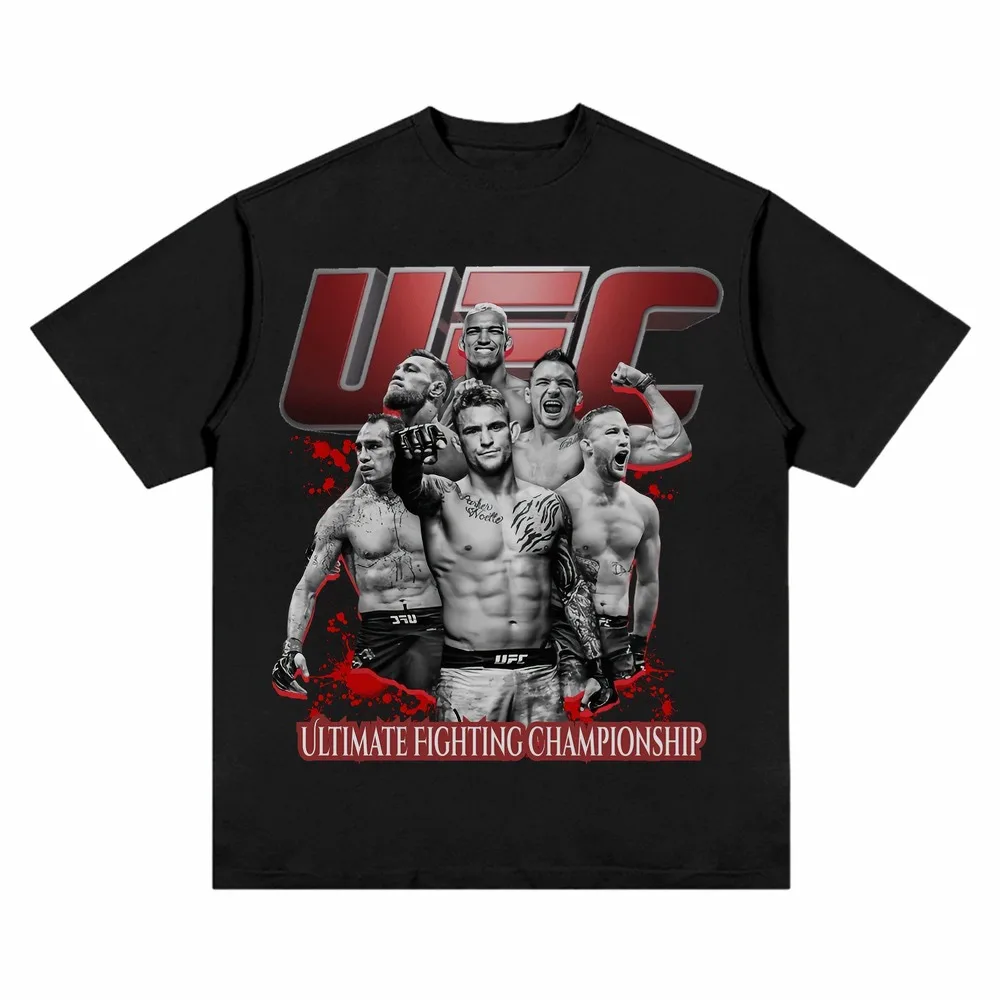 2026 Graphic T-Shirt Men's Cotton Flexible Breathable Y2K Print Oversized Crew Neck Boxing Training Casual Tee Spring and Summer
2026 Graphic T-Shirt Men's Cotton Flexible Breathable Y2K Print Oversized Crew Neck Boxing Training Casual Tee Spring and Summer